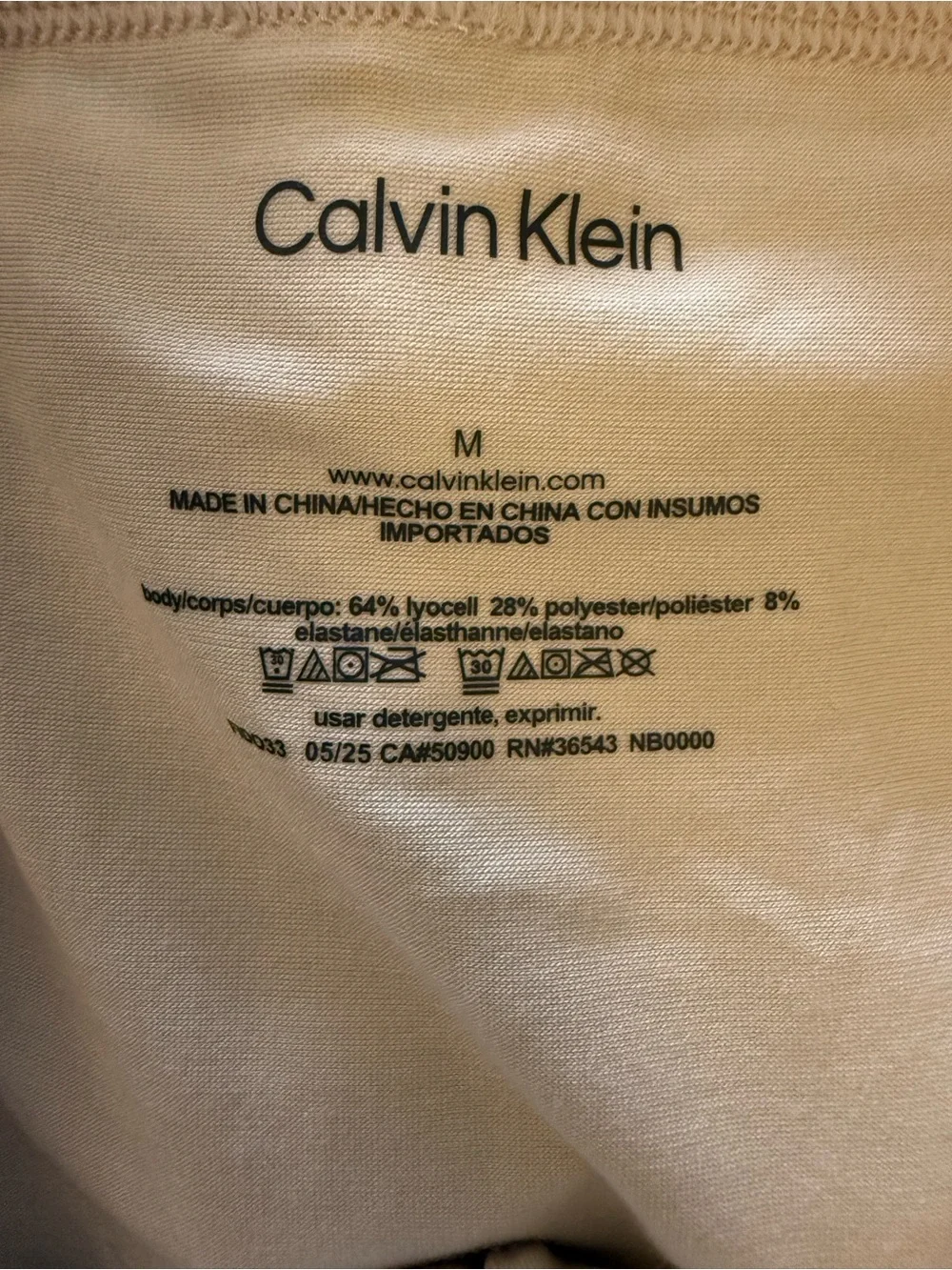 Calvin Klein Mens 3-Pack Lyocell fabric Briefs - Blue, Light Green, Beige